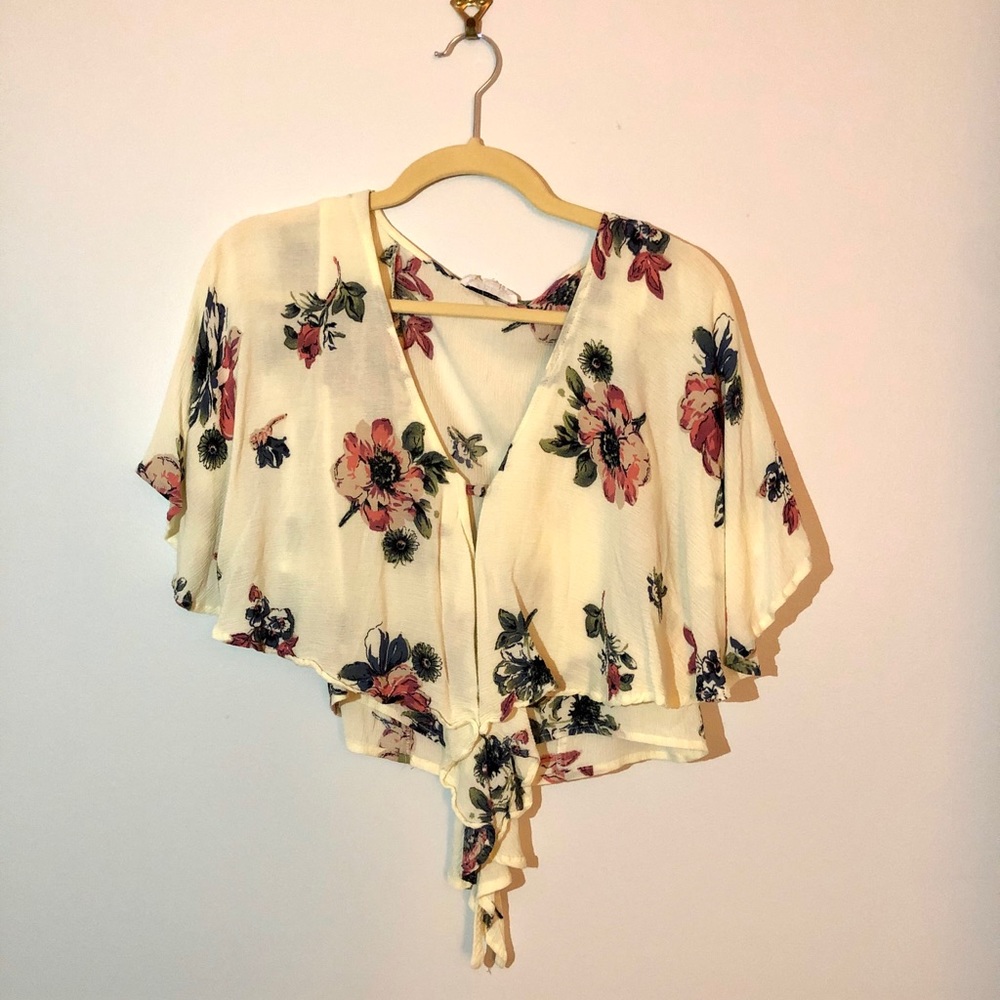 Floral crop top